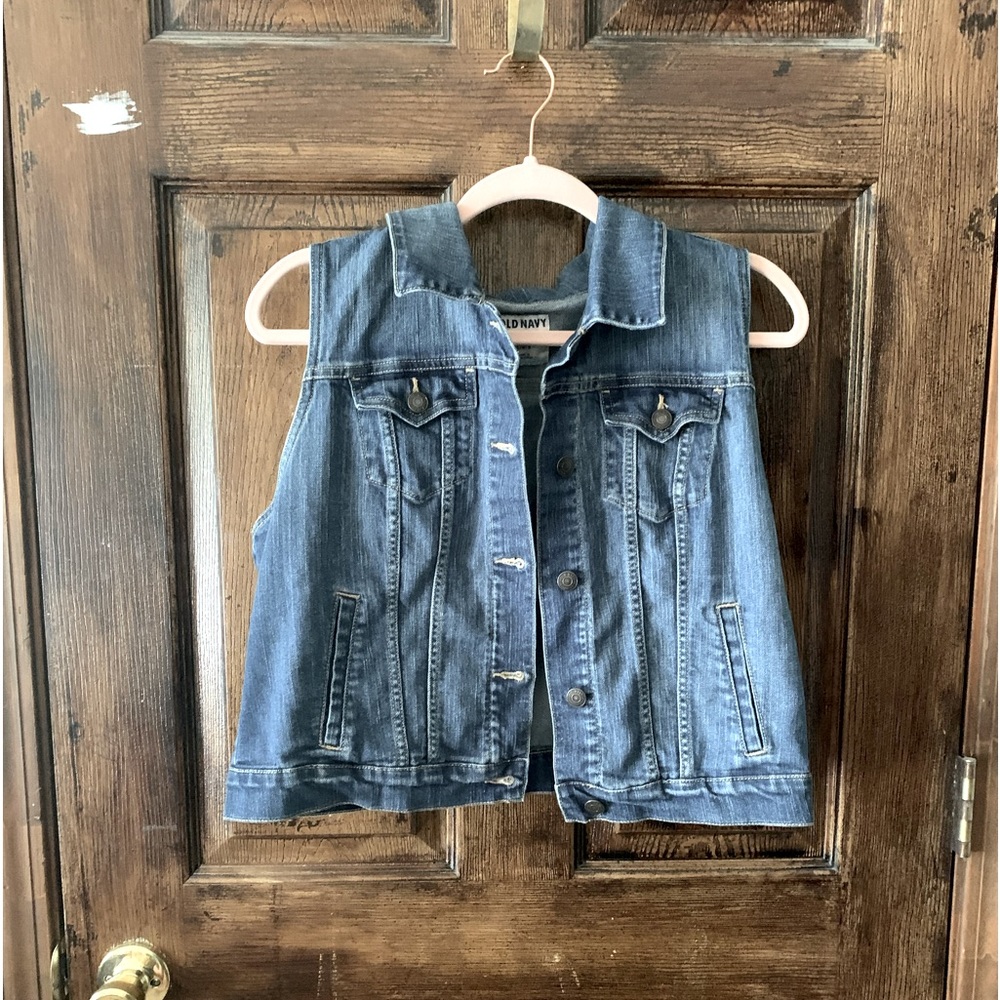 Old navy denim vest